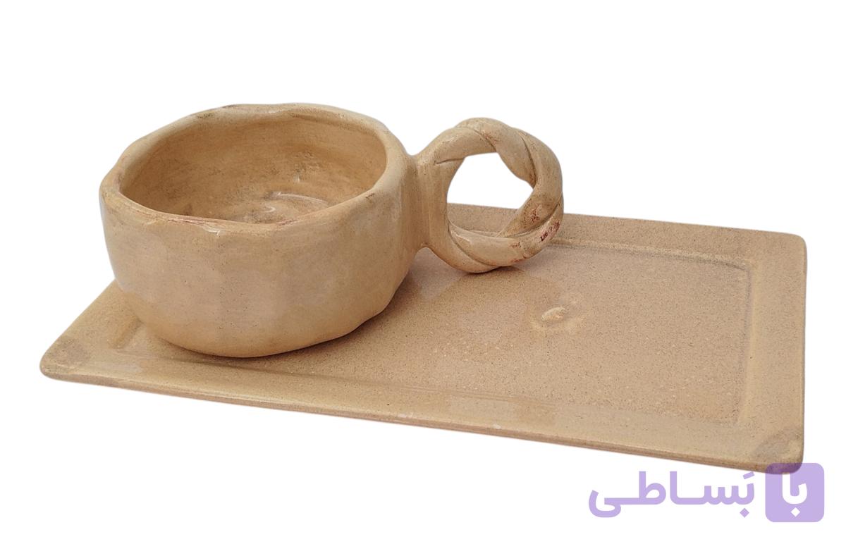 ست ماگ و زیر ماگی دست ساز طرح دفرمه
