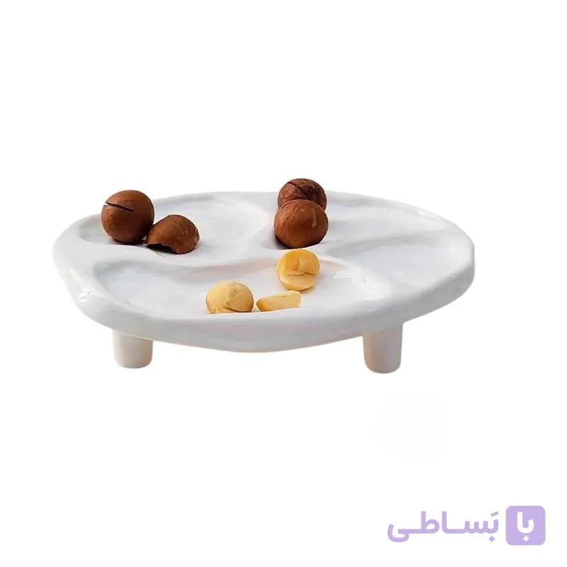 اردو خوری سرامیکی دست ساز مدل دفرمه