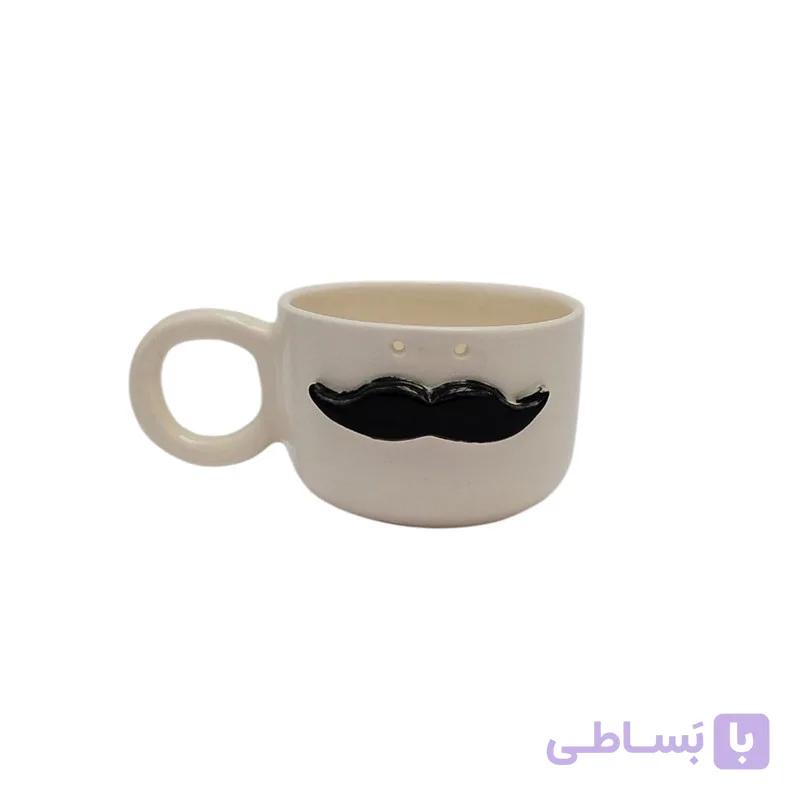 فنجان سرامیکی طرح سبیل