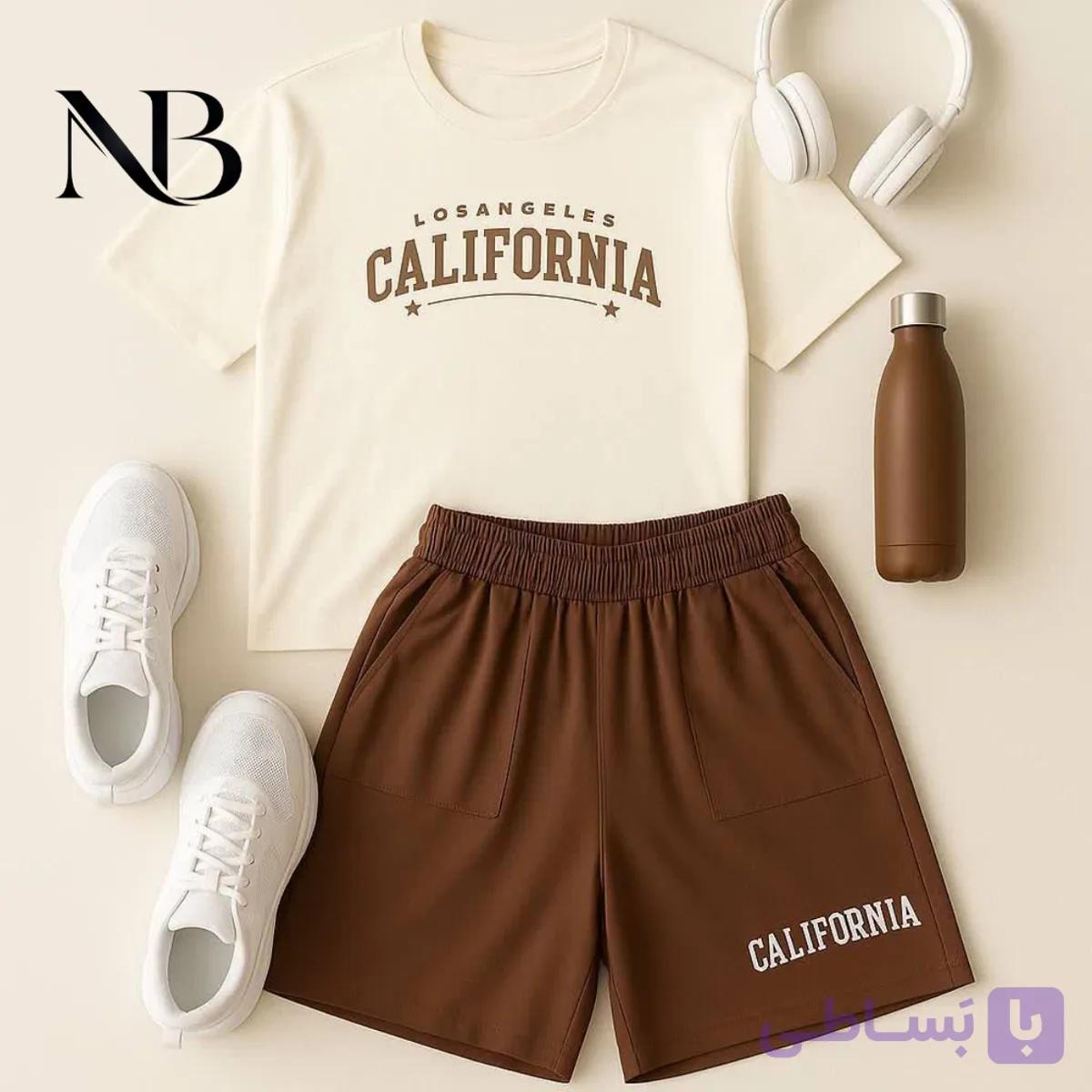 سِت تیشرت شلوارک | CALIFORNIA