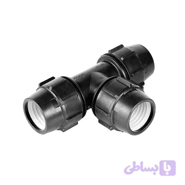 سه راه مساوی پلی اتیلن فشار قوی پلی ران سایز 63 (mm)