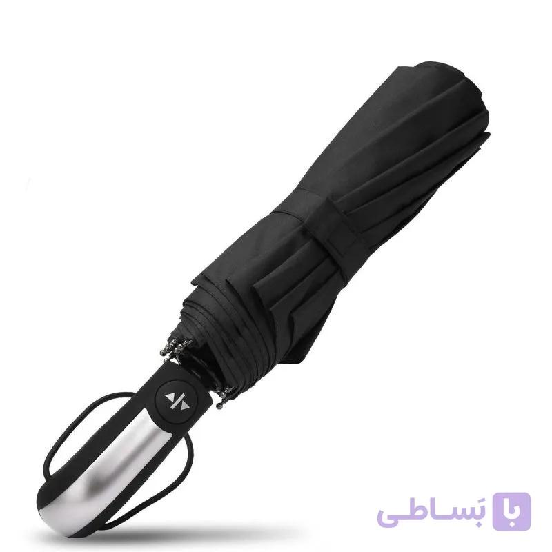 چتر اتومات ویندر پروف *مشکی* — تصویر 1