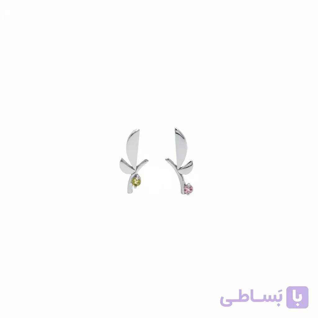 گوشواره نقره پری فام