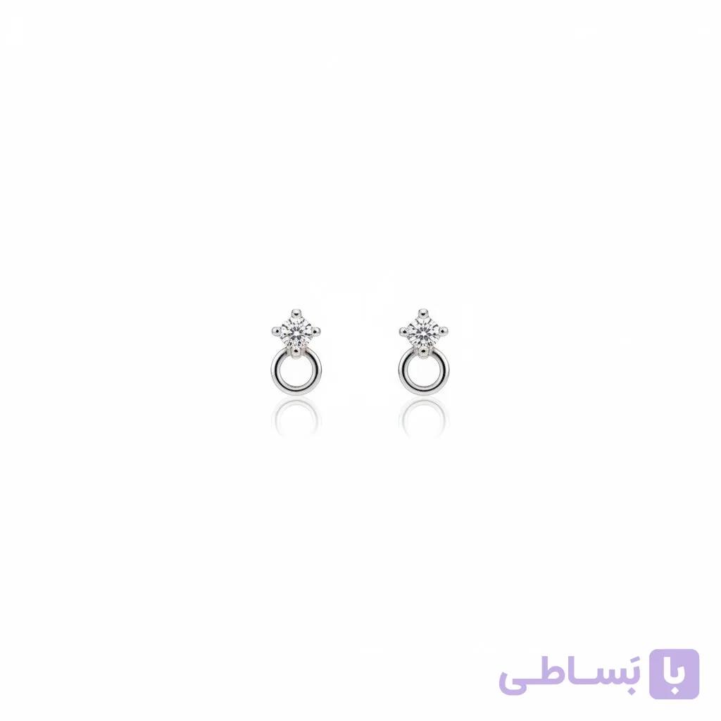 گوشواره نقره B.E.No1007