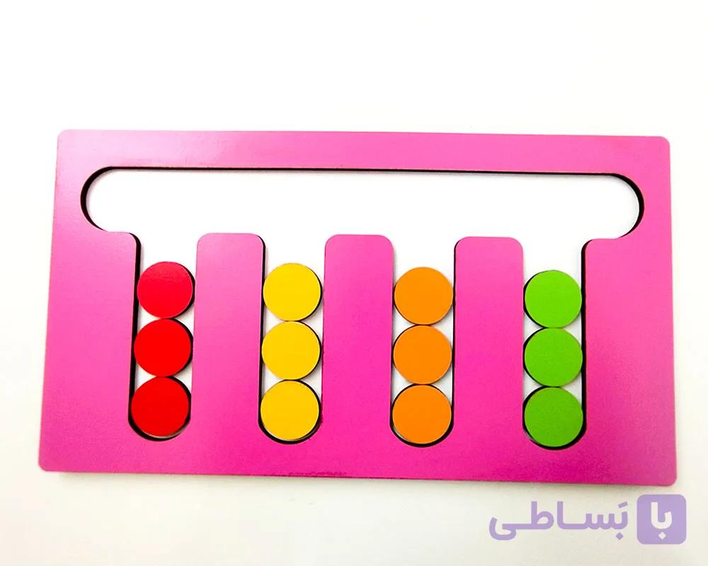 بازی فکری رنگچین چوبی (مچینگ) — تصویر 1