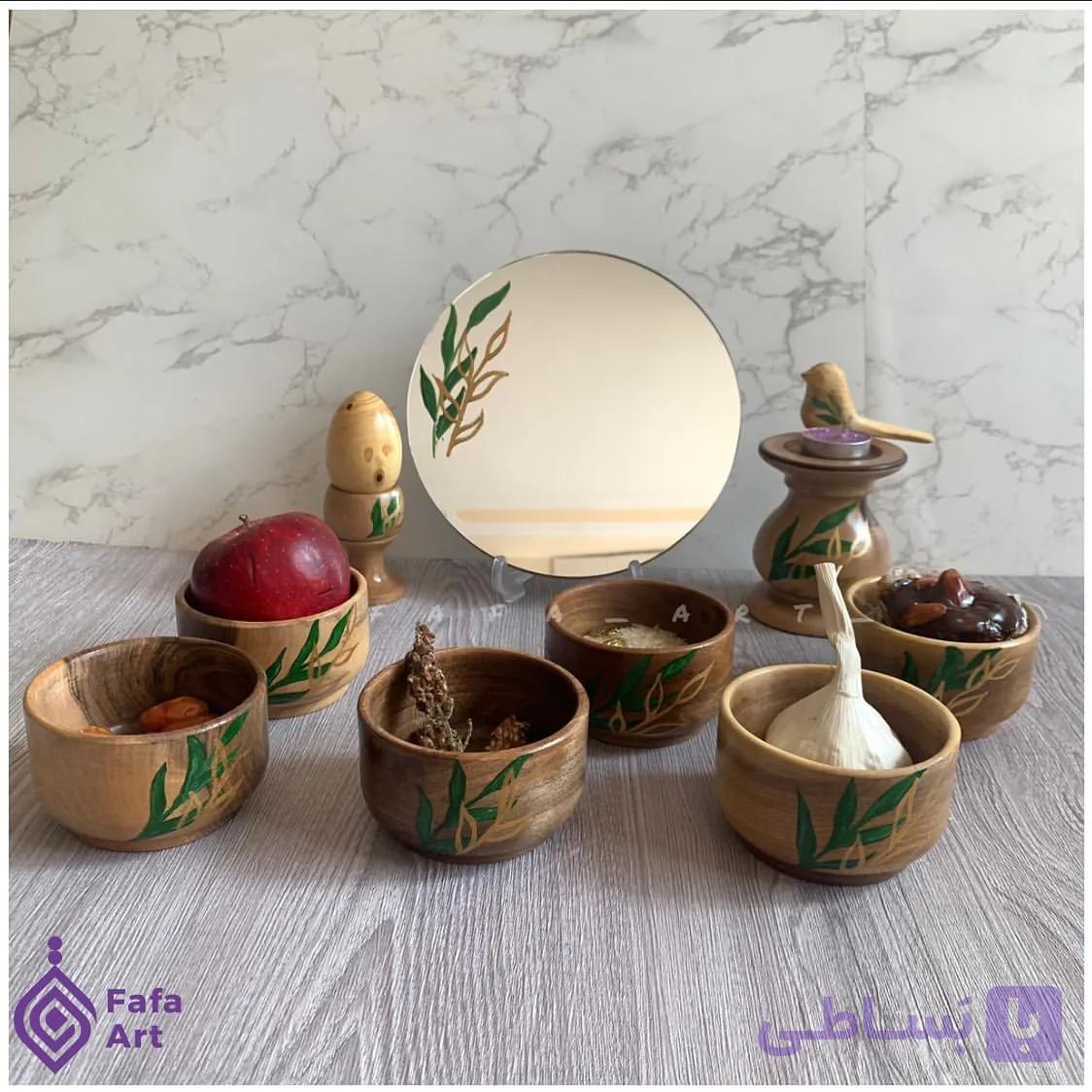 هفت سین چوبی سبز