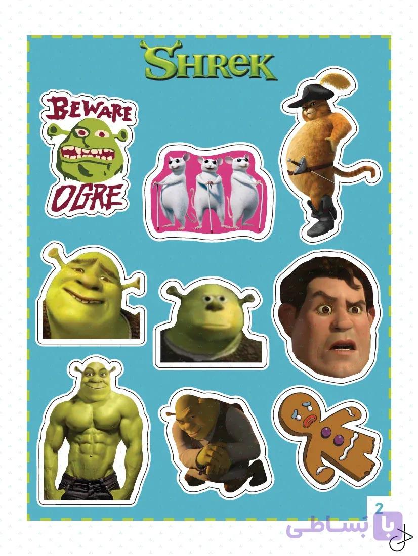 استیکر پک انیمیشن Shrek مجموعه 2 — تصویر 1