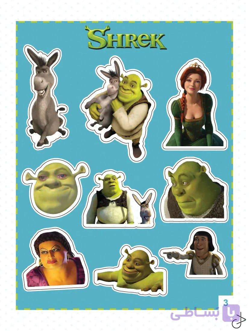 استیکر پک انیمیشن Shrek مجموعه 3 — تصویر 1