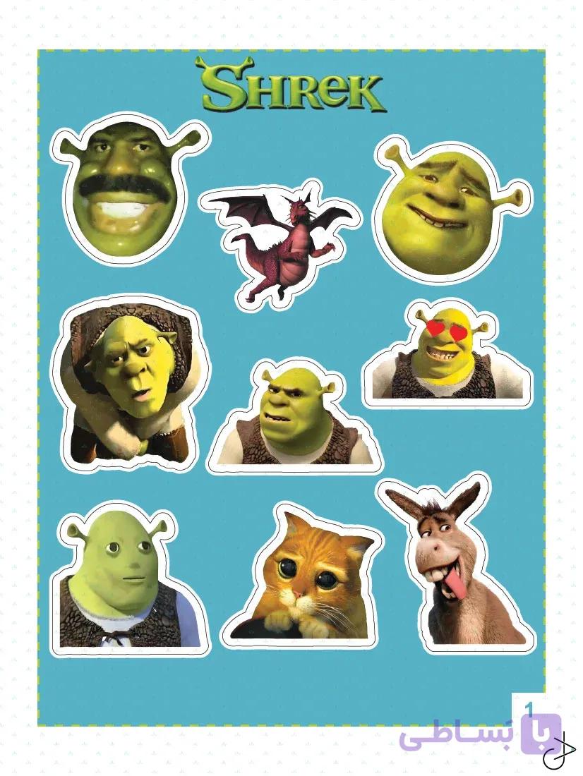 استیکر پک انیمیشن Shrek مجموعه 1 — تصویر 1