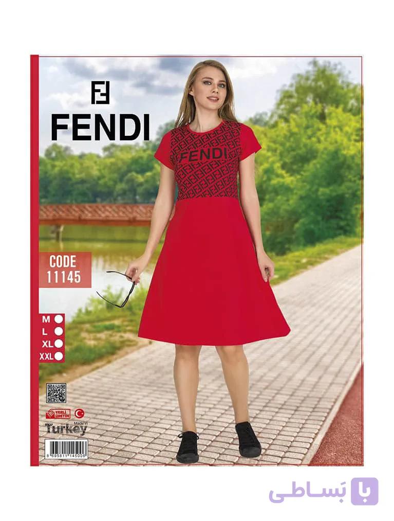 پیراهن نخی اسپرت FENDI