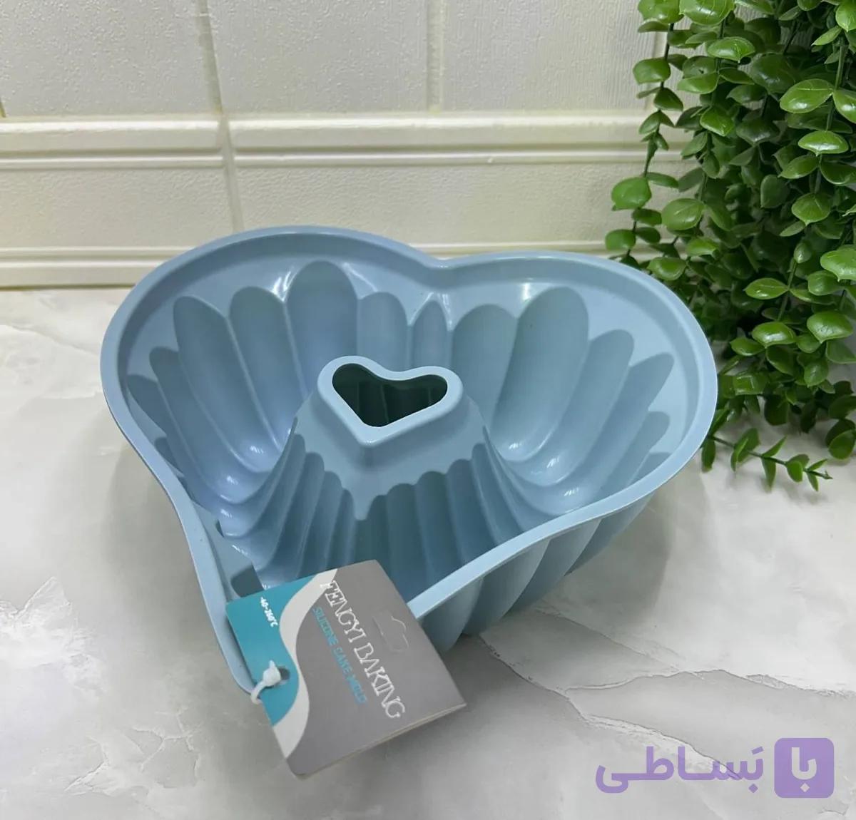قالب کیک و ژله سیلیکونی طرح قلبی