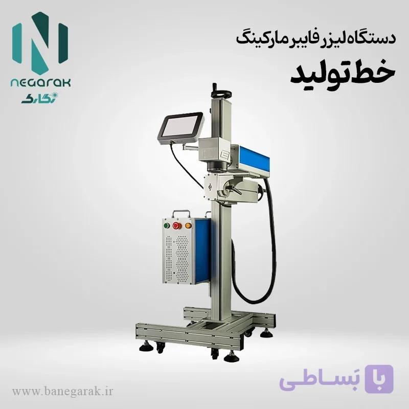 دستگاه لیزر فایبر حکاکی خط تولید — تصویر 1