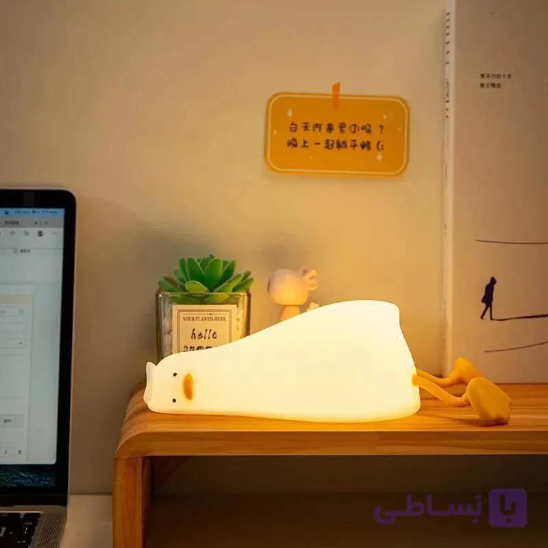 چراغ خواب فانتزی اردک با قابلیت تغییر رنگ