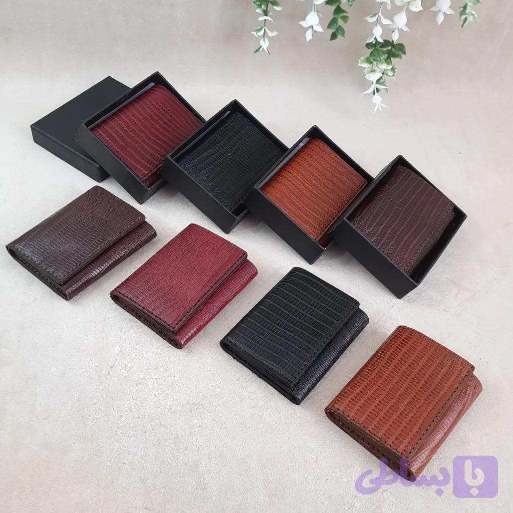 کیف پول جیبی چرم گاوی کد A10