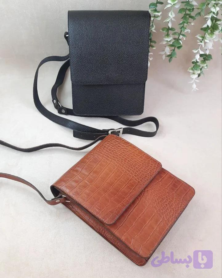 کیف دوشی مردانه چرمی کد S700