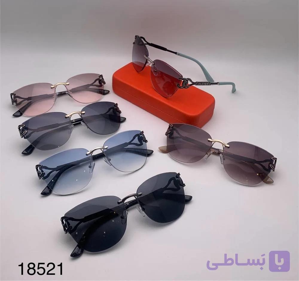عینک افتابی فریم لس زنانهCHANEL