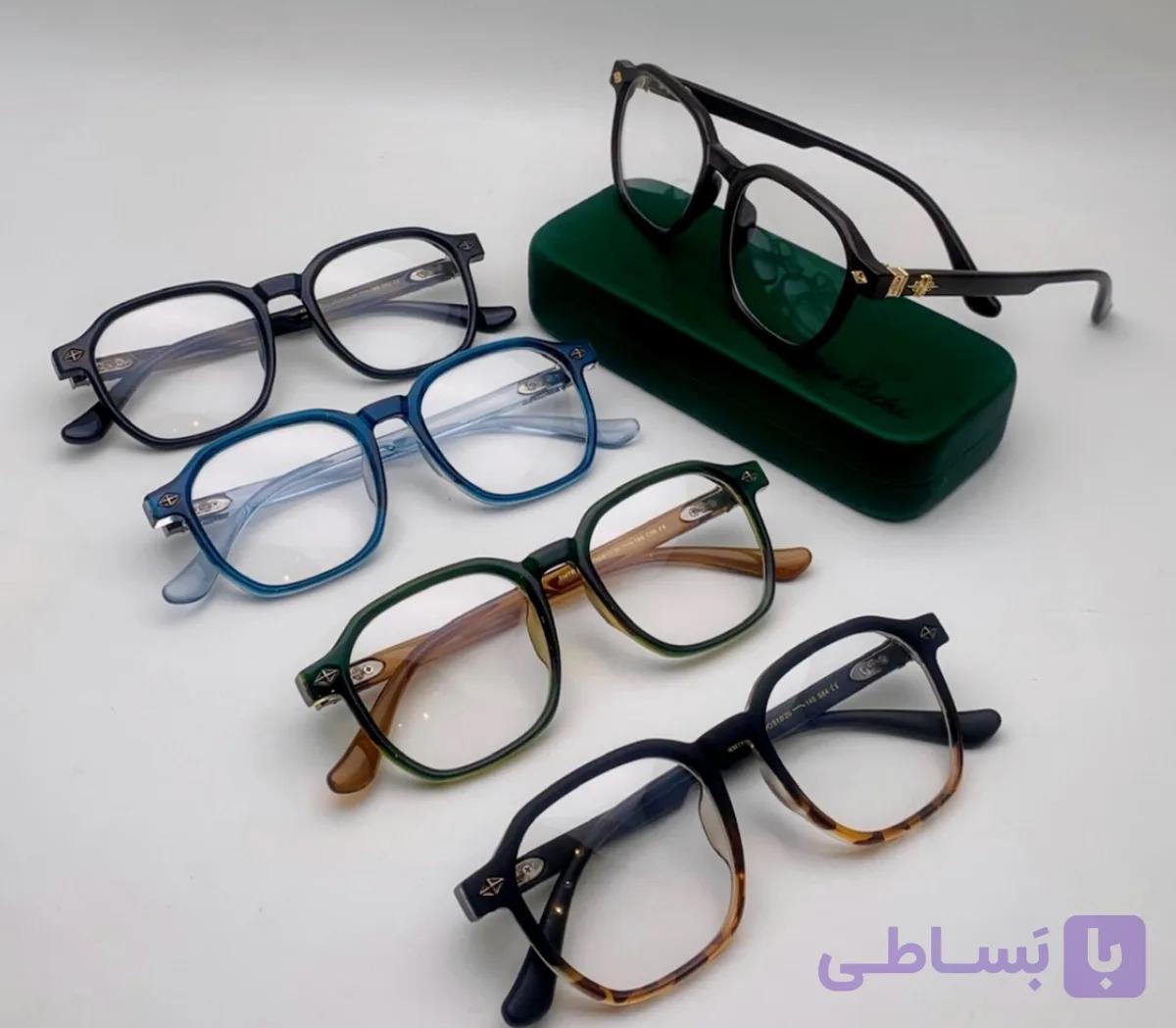 عینک طبی بلوکات  ChromeHearts  کائوچویی TR