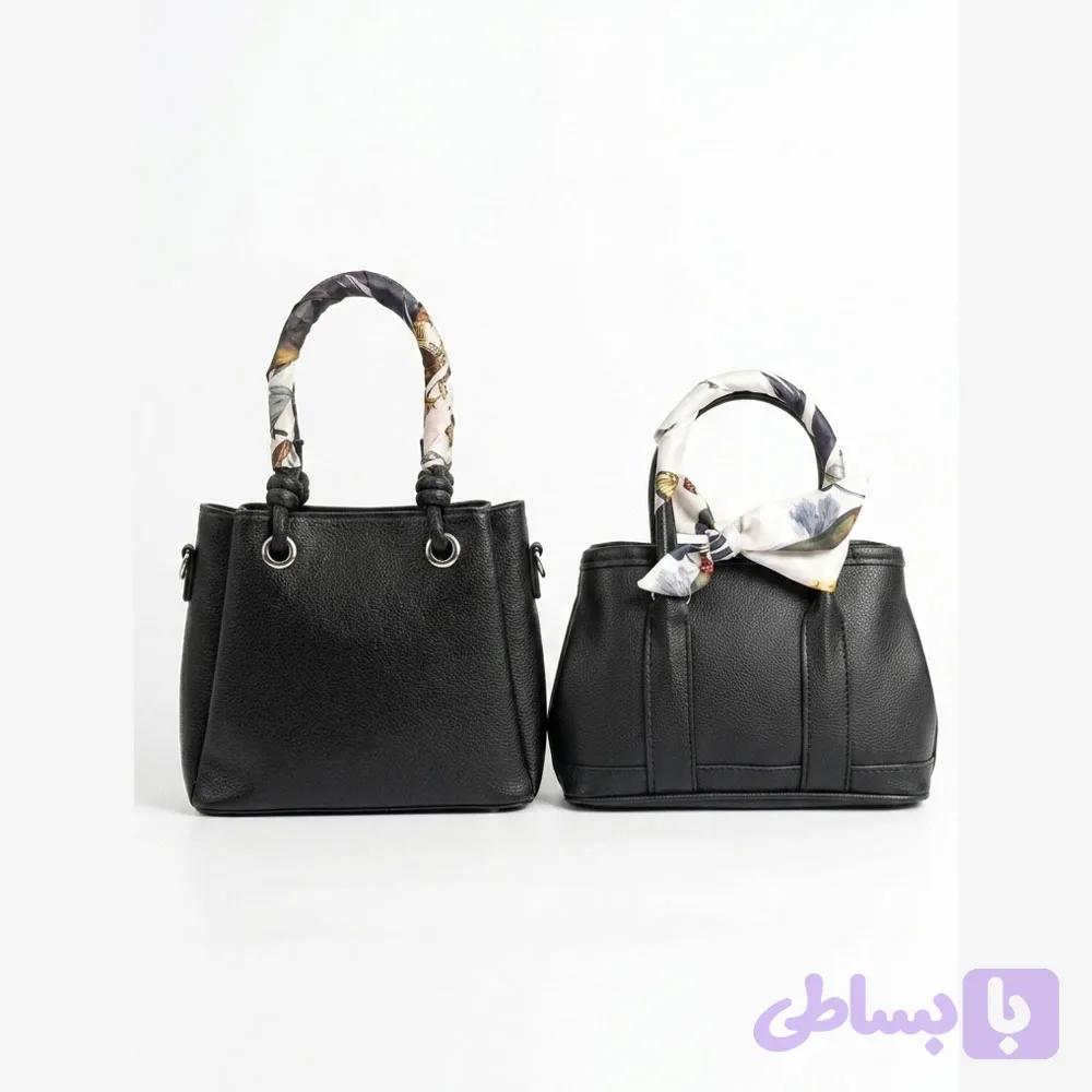 کیف شالدار مشکی — تصویر 1