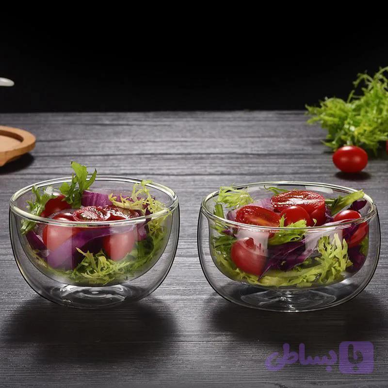 پیاله دوجداره پیرکس 350میل