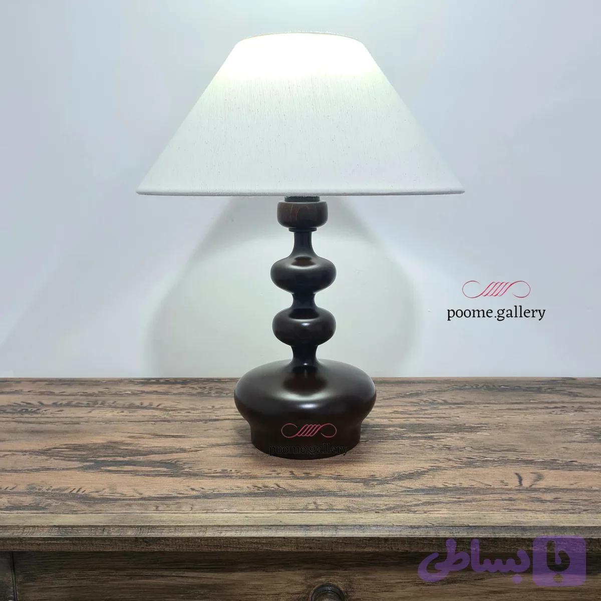 آباژور چوبی مدرن و مینیمال — تصویر 1