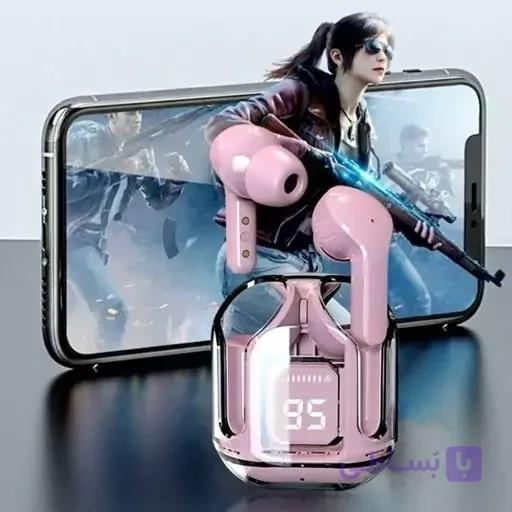 هدفون بلوتوثی مدل Ultra Pods max(صورتی)