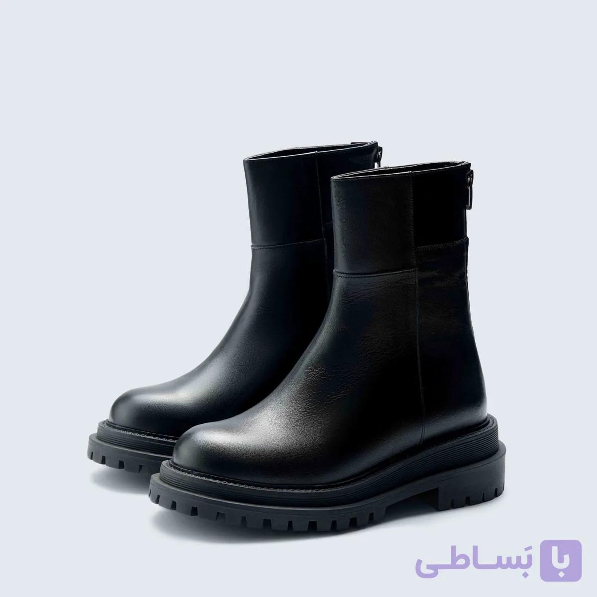 نیم‌بوت  چرم ژیوانا ژاوا — تصویر 1