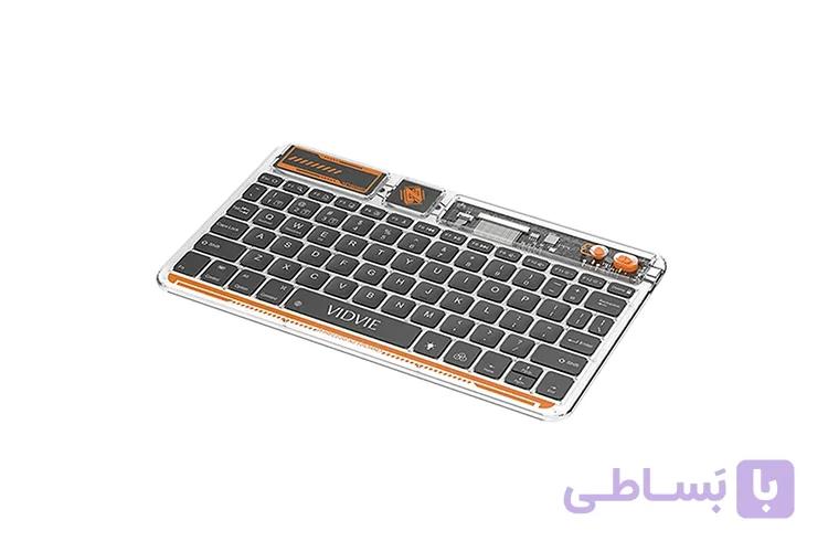 کیبورد بی سیم ویدوی مدلKB05با نور RGB — تصویر 1