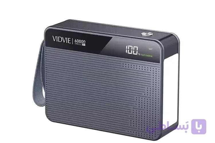 پاور بانک ویدوی Vidvie توان 27 وات 60000 میلی آمپر مدل PB7025 — تصویر 1