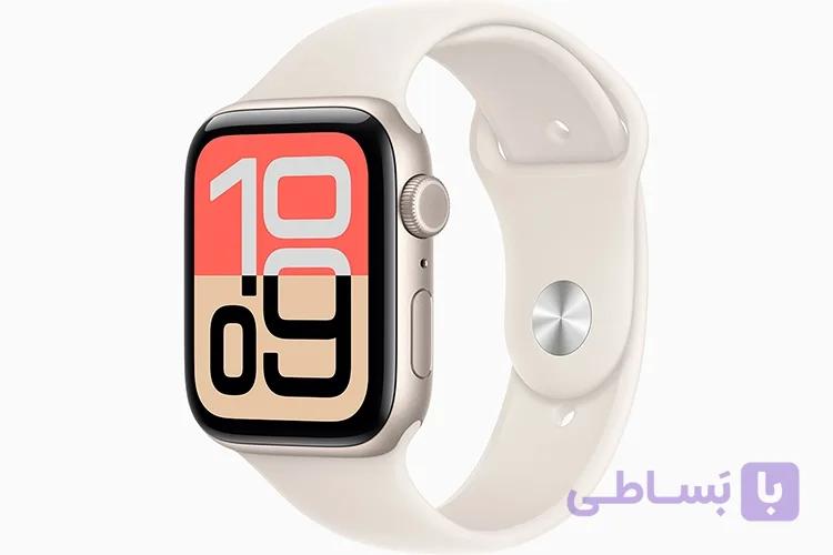 اپل واچ سری 3 SE آلمینیوم 44 میلی متری – GPS – بند Rubber مدل sport band – گارانتی 18 ماهه — تصویر 1