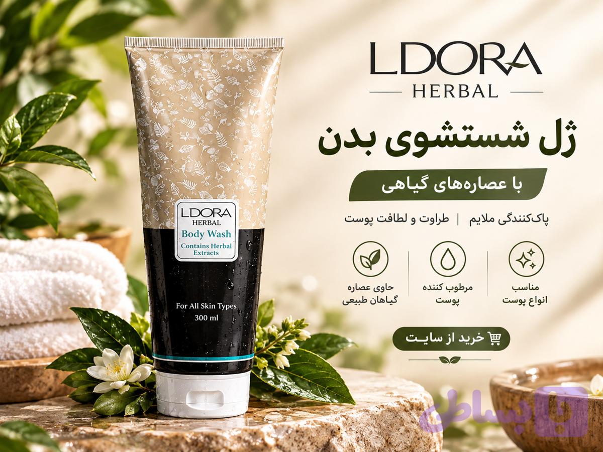 شامپو بدن گیاهی 300 میلی‌لیتر