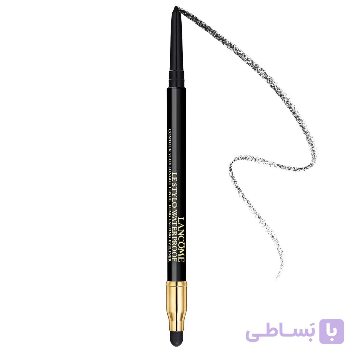 مداد چشم ضد آب لانکوم متالیک رنگ Noir Onyx 01 – مشکی براق و بادوام