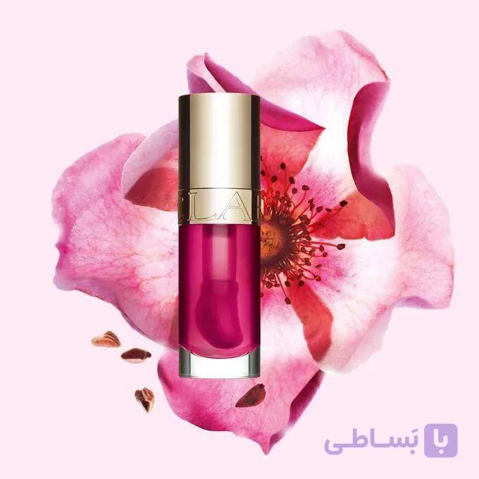 لیپ اویل مغذی و حجم‌دهنده کلارنس Clarins Lip Comfort Oil اصل | آبرسان و براق‌کننده لب رنگ pitaya