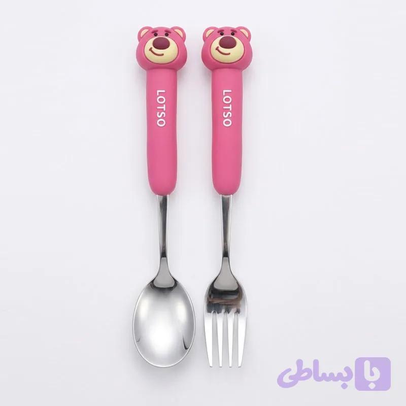 قاشق و چنگال کودک مدل Lotso — تصویر 1
