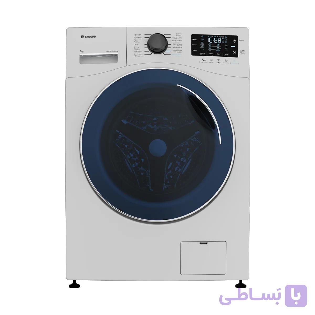 SNW-9050 W لباسشویی ۹ کیلویی اکتا اسنوا
