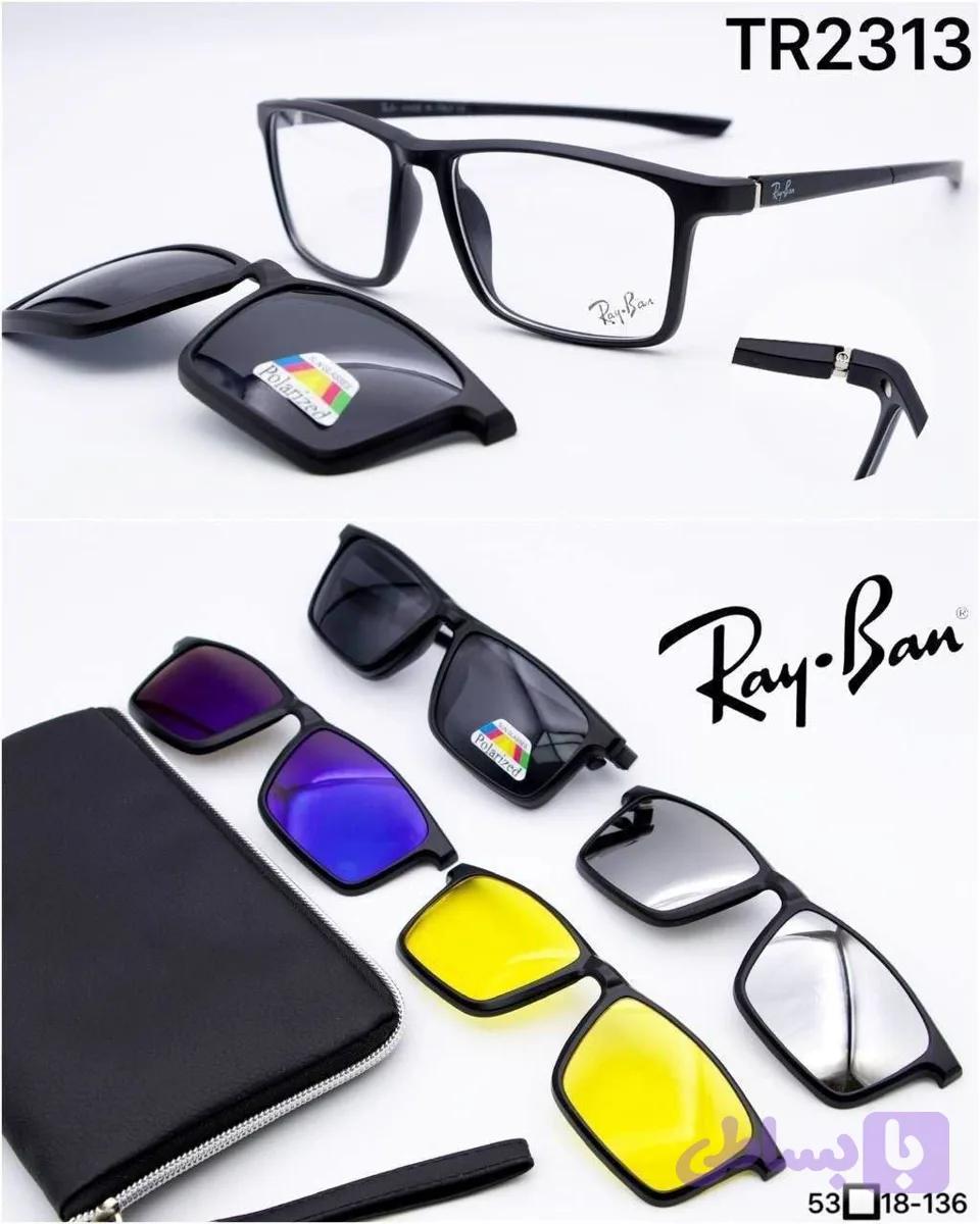 عینک طبی کاور دار برند Ray Ban کد TR2313