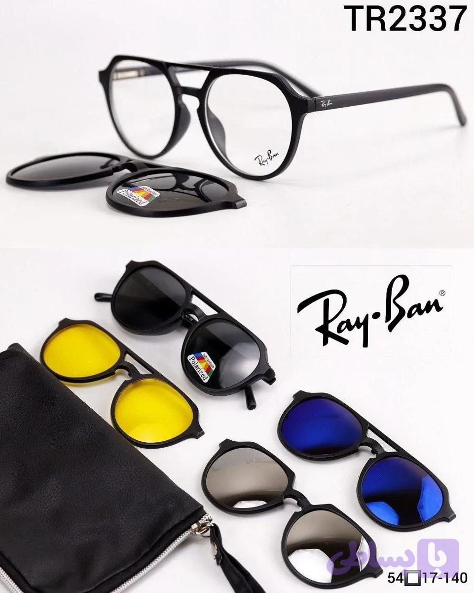 عینک طبی کاور دار برند Ray Ban کد TR2337