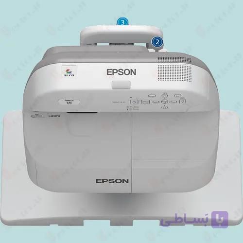 ویدئو پروژکتور استوک اپسون EPSON EB-475W — تصویر 1