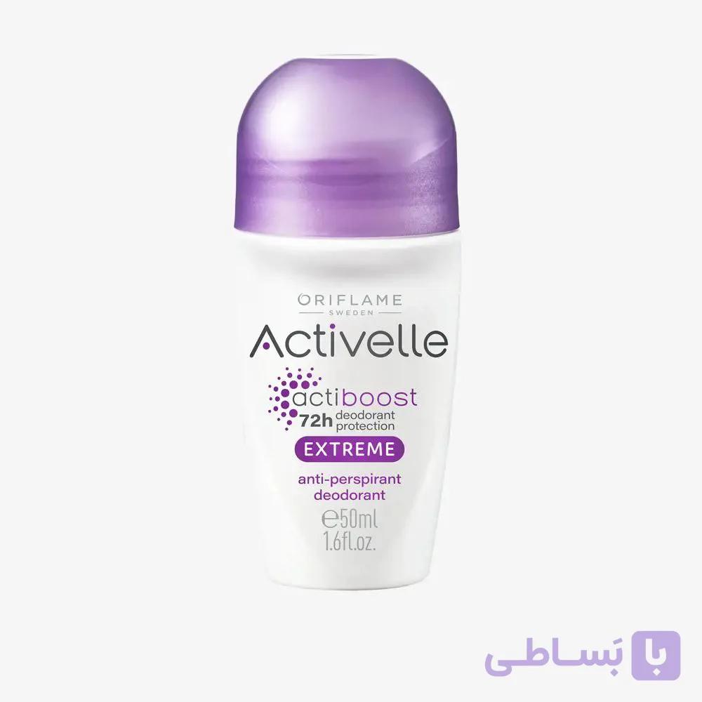 مام رول ضد تعریق اکتیول بنفش 72 ساعته