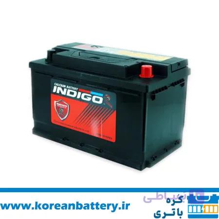 باتری اتمی خودرو مدل 74 آمپر قطب معکوس ساخت کره مخصوص خوردو هیبرید ایندیگو