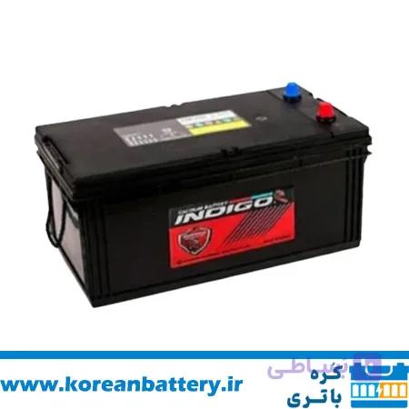 باتری اتمی خودرو برند ایندیگو 220 آمپر ساخت کره با احتساب باتری فرسوده (قیمت یک جفت)