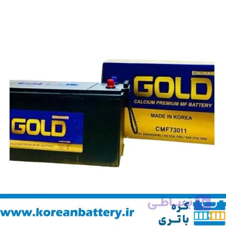 باتری کامیون و تریلی 12 ولت 230 آمپر ساعت برند راکت 2026 ساخت کره (قیمت یک جفت)