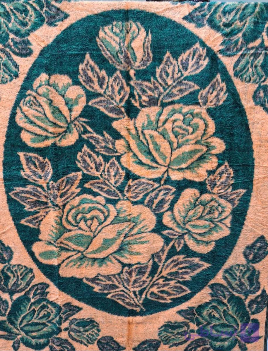 پتو نمدی قدیمی ۲15×160 طرح ۱