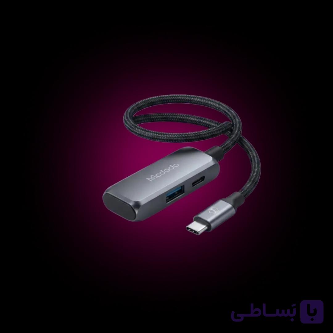 تبدیل هارد و فلش تایپ سی به USB-A و تایپ سی مدودو مدل MCDODO CA-2830 — تصویر 1
