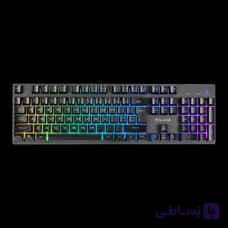 کیبورد گیمینگ ماروو مدل Marvo Scorpion K604 — تصویر 1