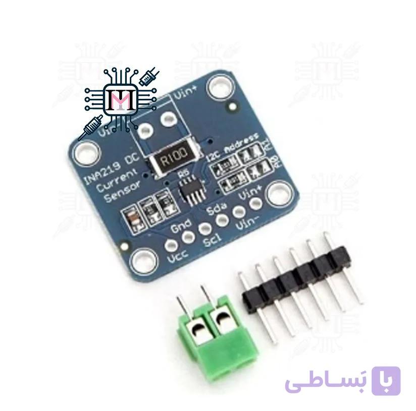 ماژول اندازه گیری ولتاژ و جریان INA219A با خروجی I2C