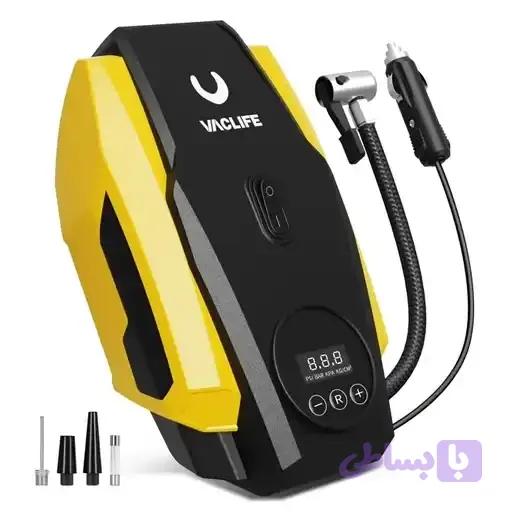 پمپ باد دیجیتال خودرو VACLIFE مدل VL718 — تصویر 1