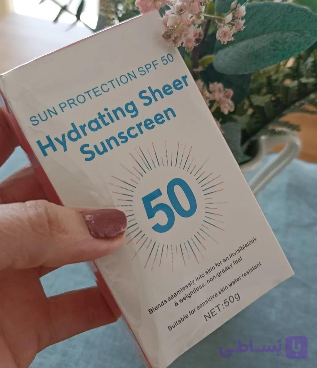 کرم ضدآفتاب Hydrating Sheer SPF 50 ۵۰ گرم