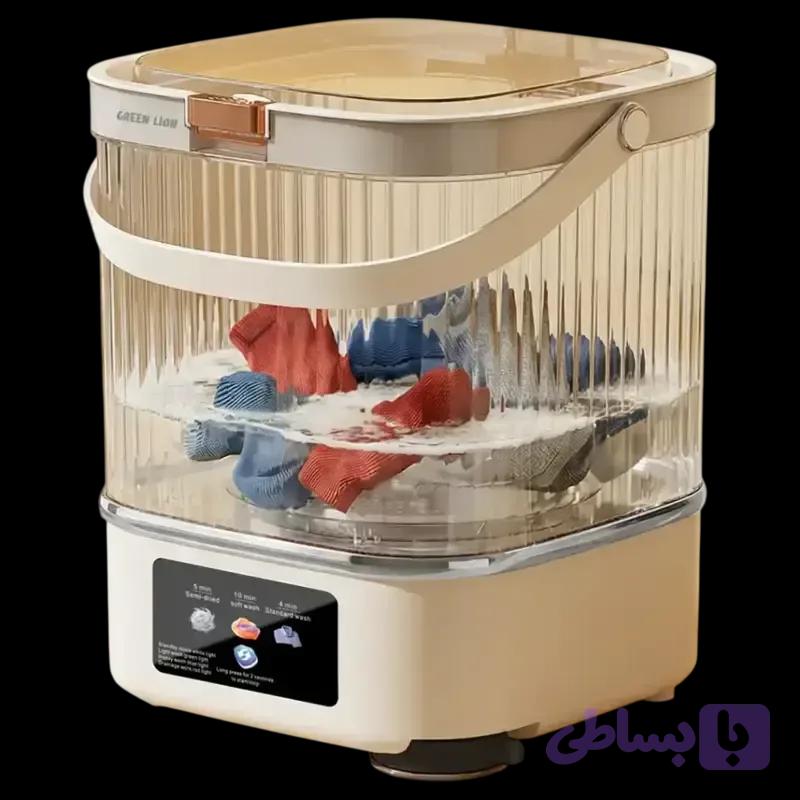 مینی واش گرین لاین Mini Wash ظرفیت ۱۲ لیتر با شستشوی ۱۰ دقیقه‌ای مدل GNWM14PORWH — تصویر 1