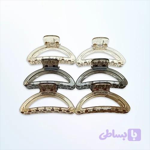 کلیپس شیشه ای هلالی — تصویر 1