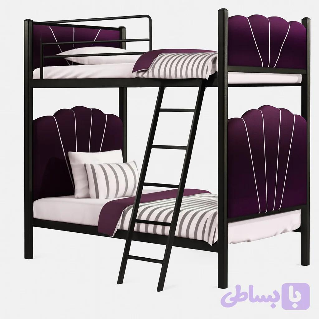 تخت دو طبقه طرح صدف